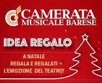 A Natale dona l'emozione del Teatro con l'Abbonamento Regalo della Camerata!