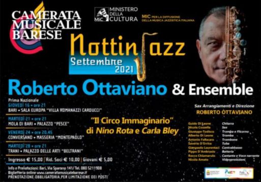 Al via NottinJazz con Roberto Ottaviano & Ensemble