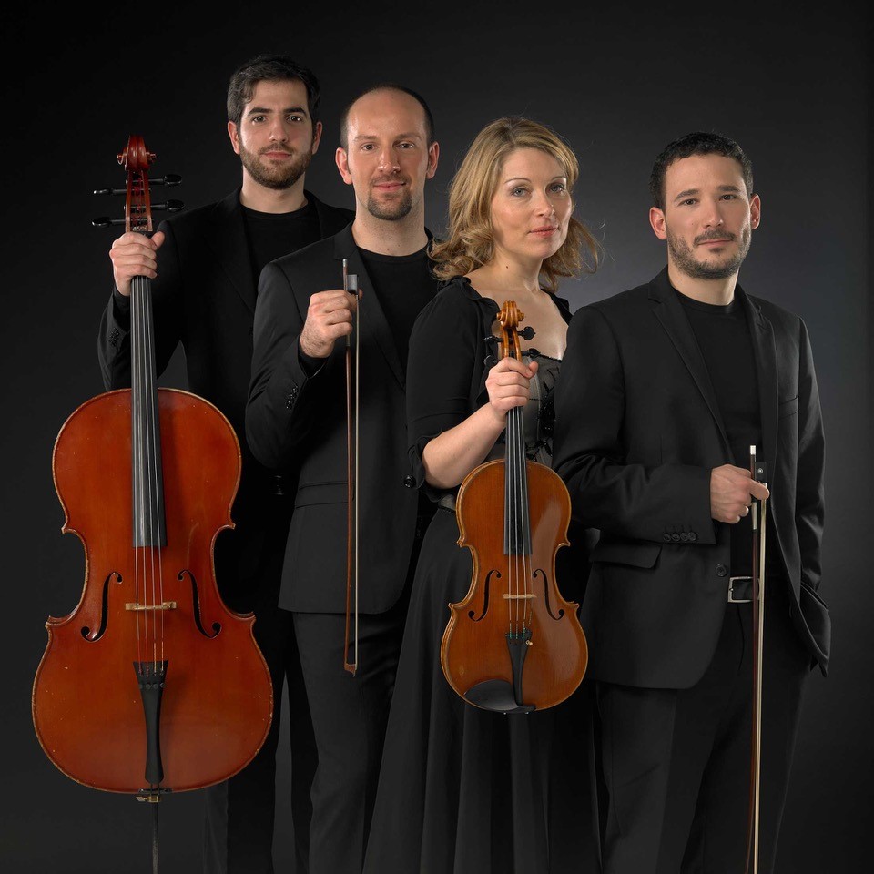 "La Giovinezza e la Maturità" - Quartetto d'Archi NOUS con TIZIANO BAVIERA Violinista - ALBERTO FRANCHIN Violinista - SARA DAMBRUOSO Violista -