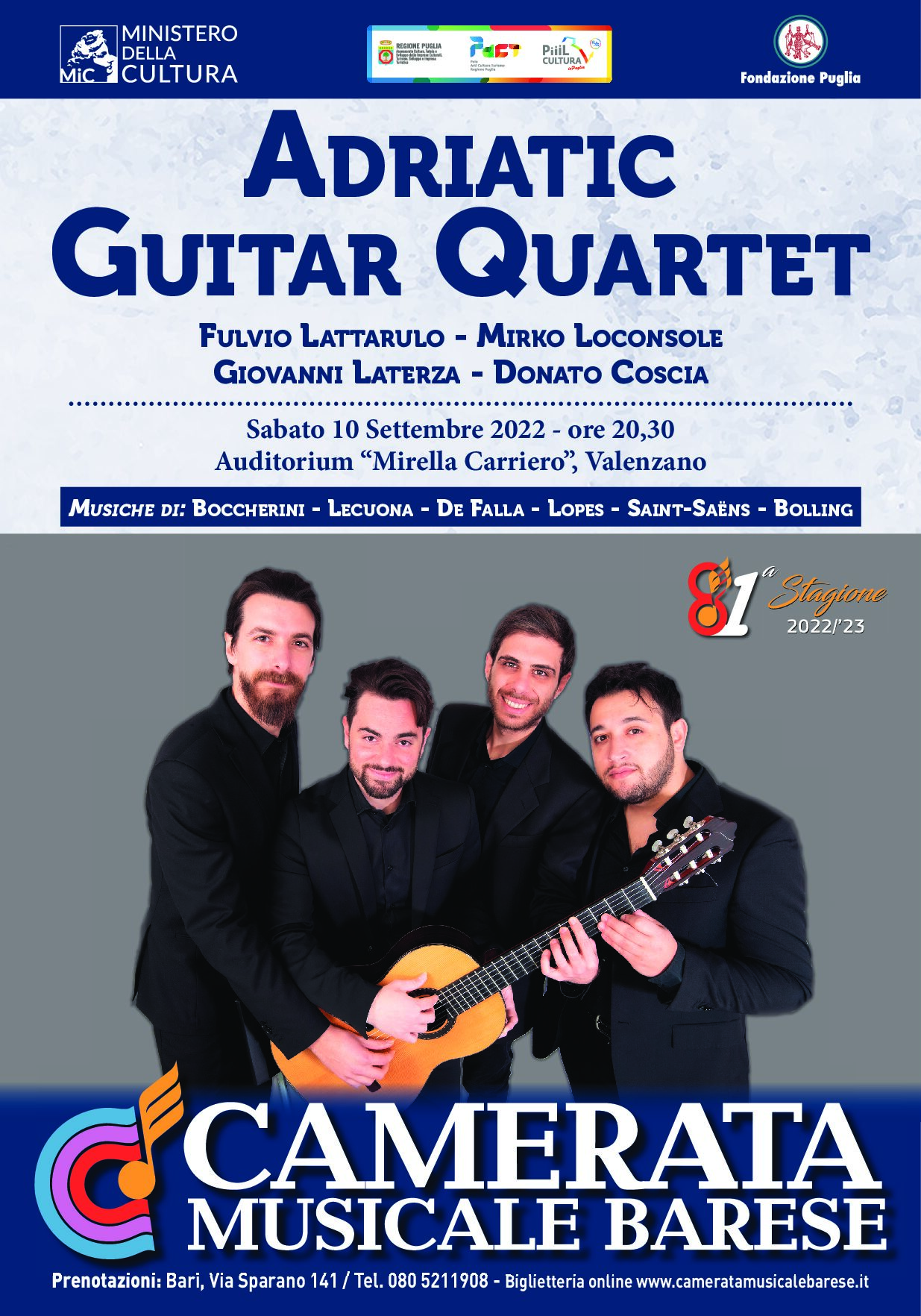Manifesto Adriatic Guitar Quartet 10.09.22