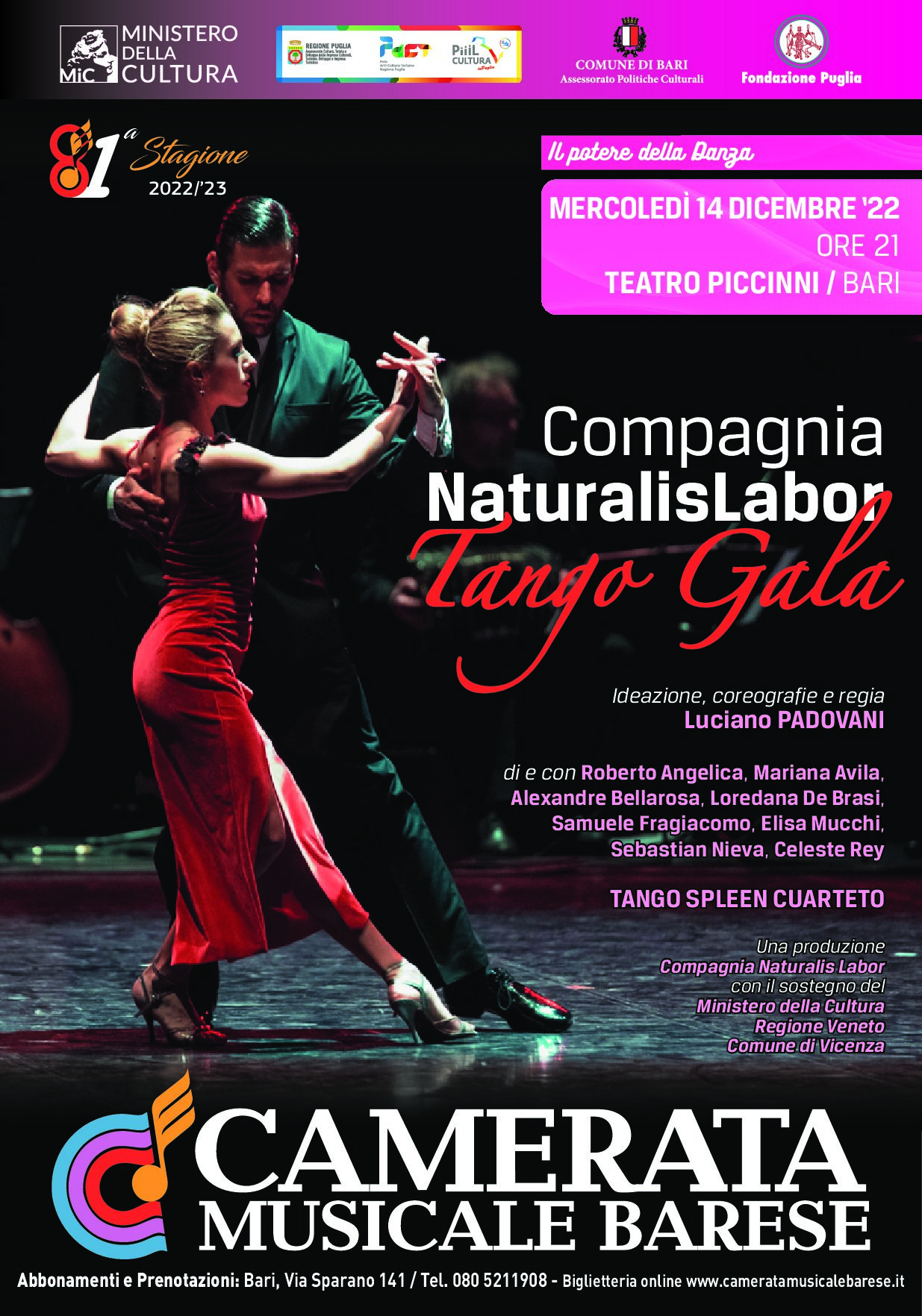 Manifesto Compagnia NaturalisLabor Tango Gala 14.12.2022