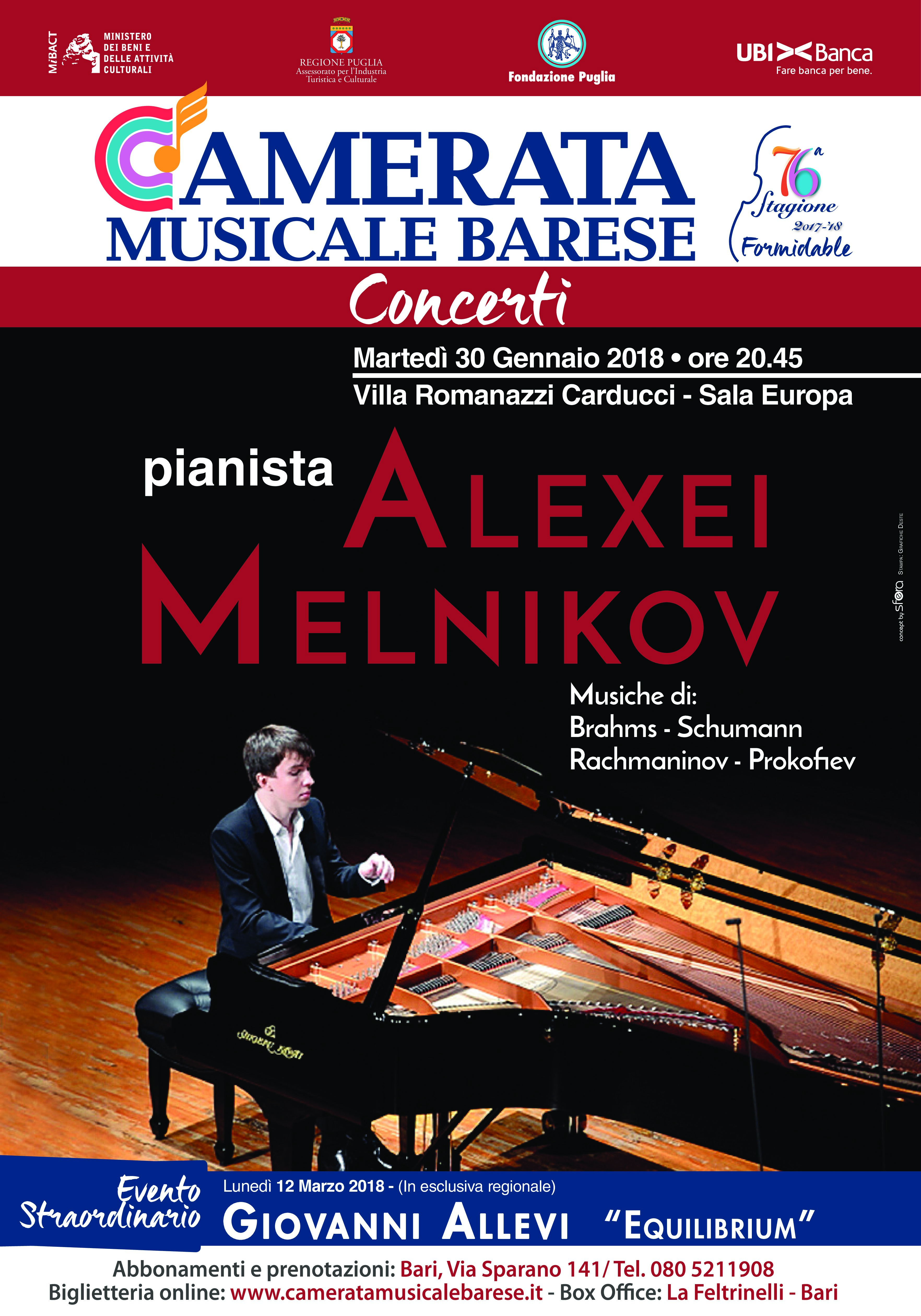 Manifesto Pianista Alexei Melnikov