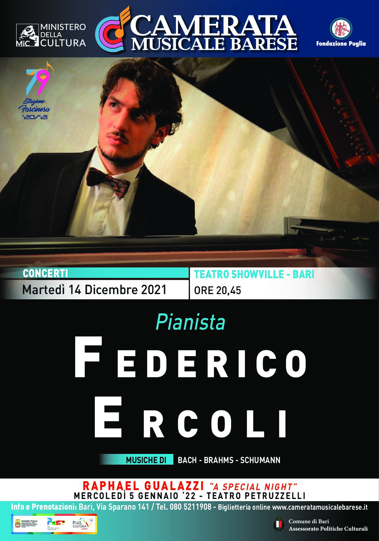 Manifesto Pianista Federico Ercoli Verticale