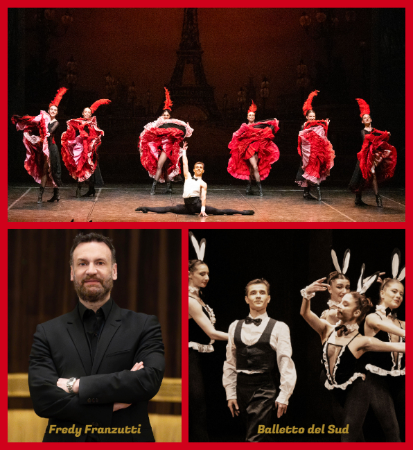 LE ATMOSFERE DELLA BELLE ÉPOQUE PARIGINAINAUGURANO LA SECONDA PARTE DELL’83ª STAGIONE DELLA CAMERATA MUSICALE BARESE CON L’IMPONENTE PRODUZIONE “GAÎTÉ PARISIENNE” BRILLANTE SPETTACOLO DI DANZA DELLA COMPAGNIA BALLETTO DEL SUD CON LE COREOGRAFIE DI FREDY FRANZUTTI E LE SCENOGRAFIE DI FRANCESCO PALMA TEATRO PICCINNI, VENERDÌ 3 GENNAIO ORE 20.30