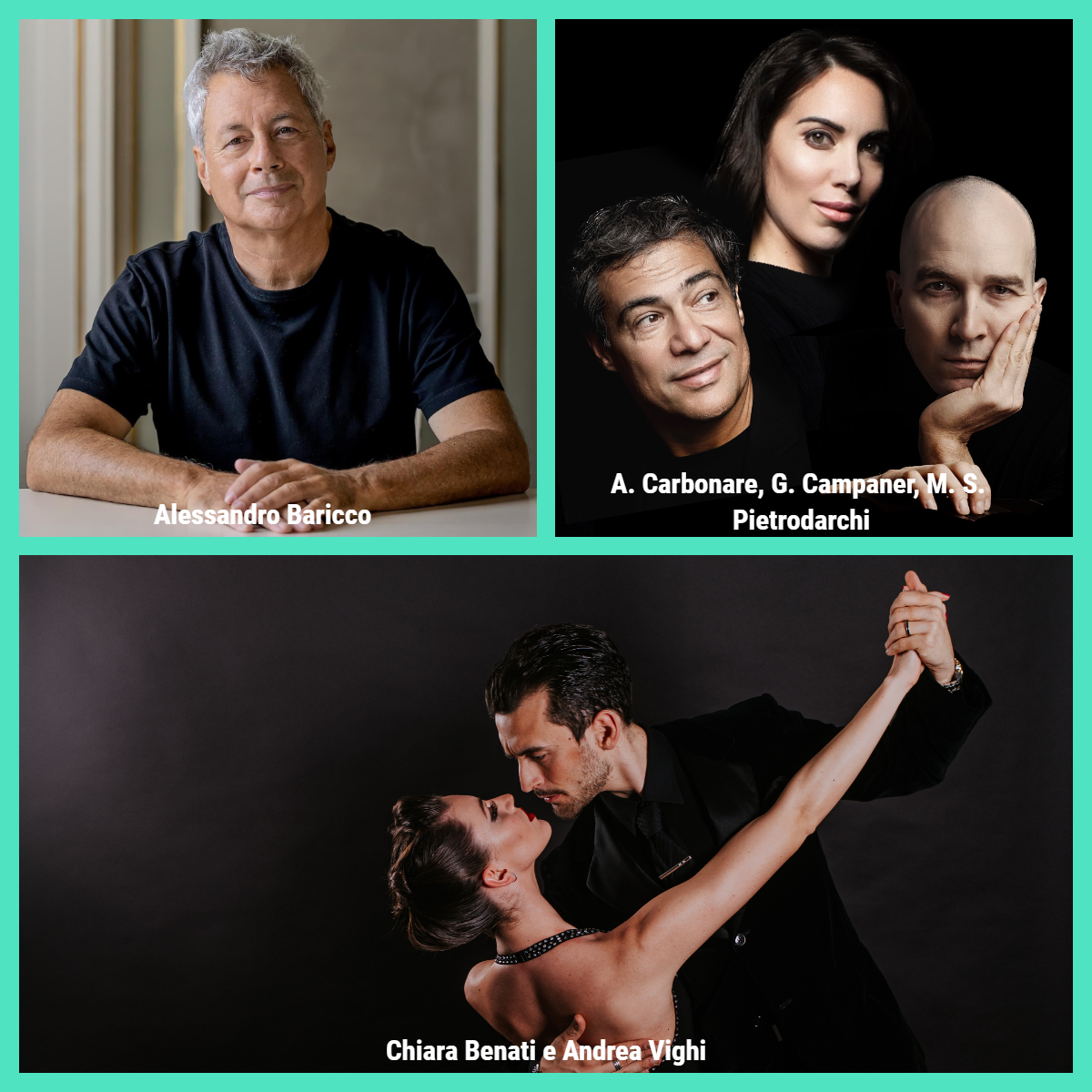 LA CAMERATA MUSICALE BARESE PRESENTA IN ESCLUSIVA NAZIONALE “LIBERTANGO” CON ALESSANDRO BARICCO, VOCE NARRANTE ALESSANDRO CARBONARE, AL CLARINETTO MARIO STEFANO PIETRODARCHI, AL BANDONEON GLORIA CAMPANER, AL PIANOFORTE CHIARA BENATI E ANDREA VIGHI, BALLERINI DI TANGO SERATA OMAGGIO ALLA CULTURA ARGENTINA LUNEDÌ 10 MARZO AL TEATRO PETRUZZELLI